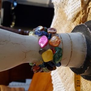 Beautiful beaded bracelet handcrafted with magnetic closure
